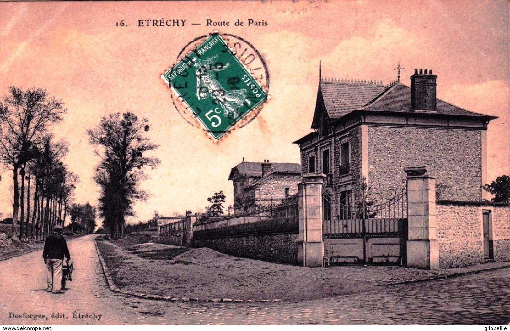91 - Essonne -  ETRECHY - Route De Paris - Etrechy