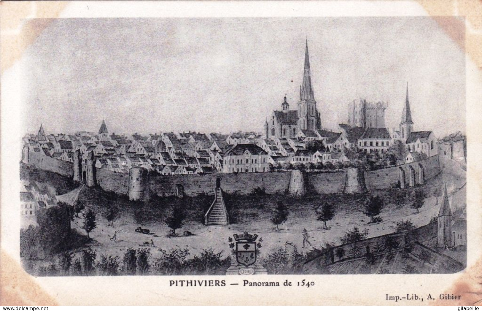 45 - Loiret - PITHIVIERS - Panorama De 1540   - Pithiviers