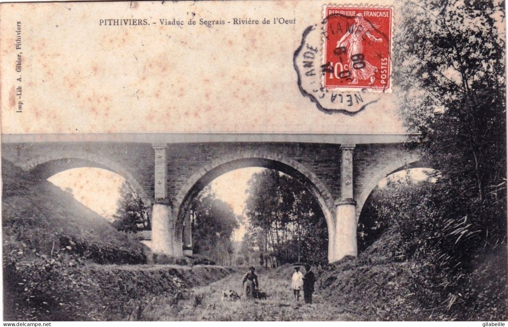 45 - Loiret - PITHIVIERS -  Viaduc De Segrais - Riviere De L Oeuf - Pithiviers
