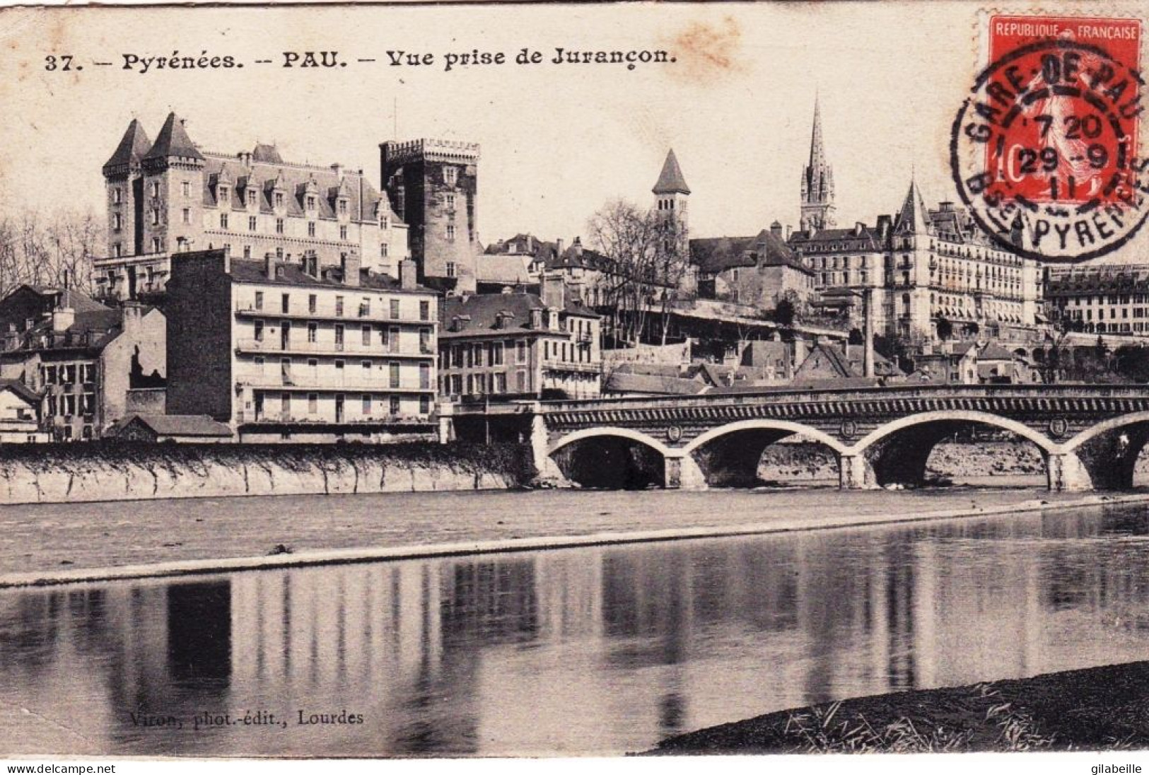 64 - Pyrenees Atlantiques - PAU - Vue Prise De Jurancon - Pau