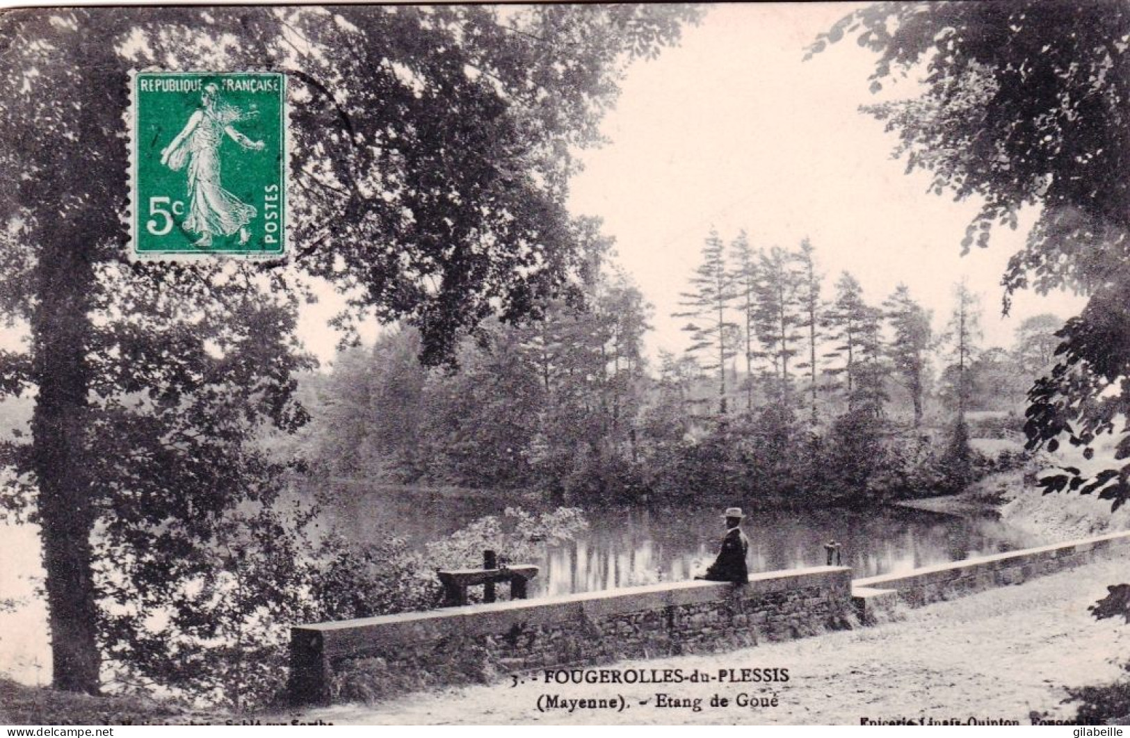 53 - Mayenne -  FOUGEROLLES Du PLESSIS - Etang De Goué - Laval