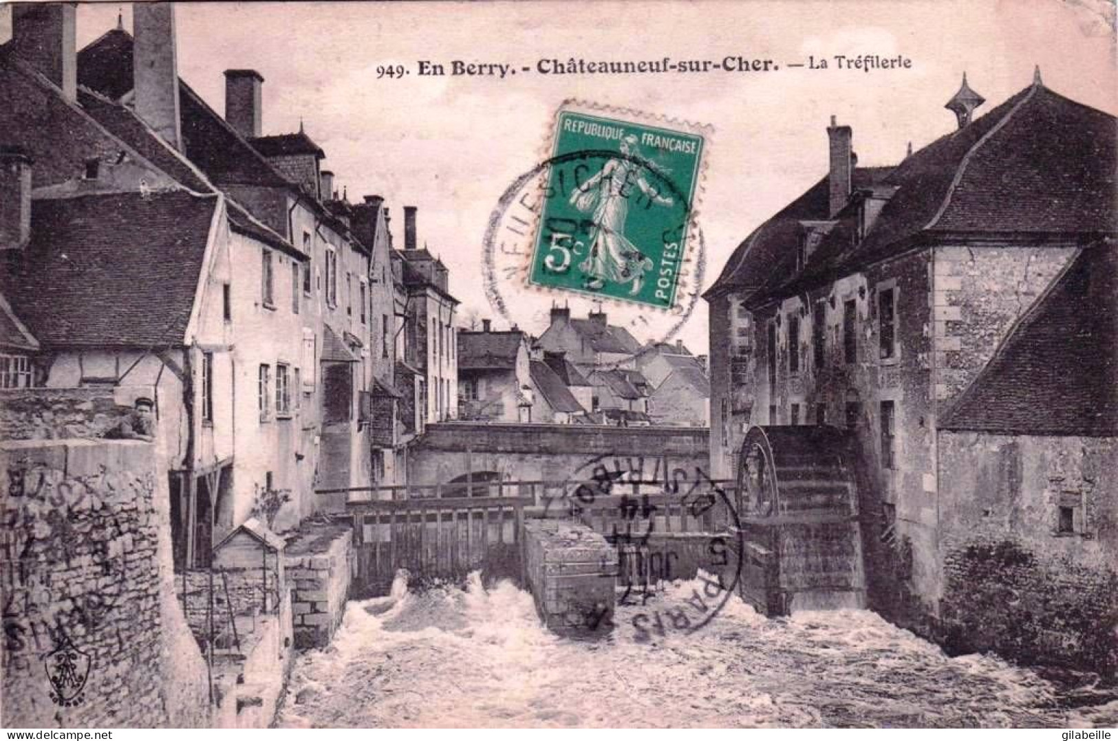 18 - Cher -  CHATEAUNEUF  Sur CHER - La Trefilerie - Chateauneuf Sur Cher