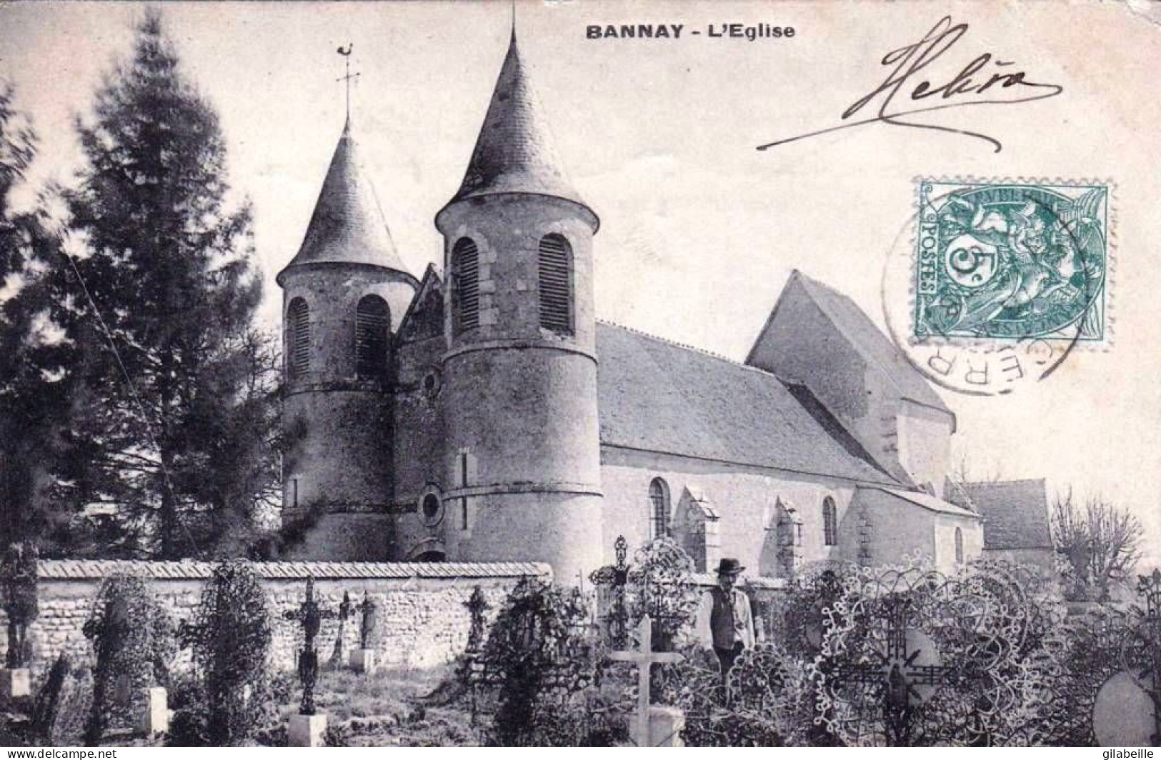 18 - Cher -  BANNAY - L église - Autres & Non Classés