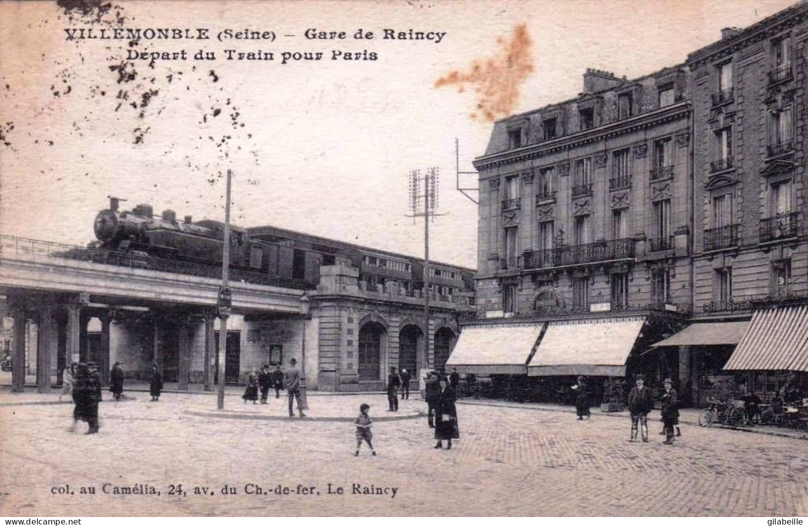 93 -  VILLEMOMBLE - Gare De Raincy - Depart Du Train Pour Paris - Villemomble
