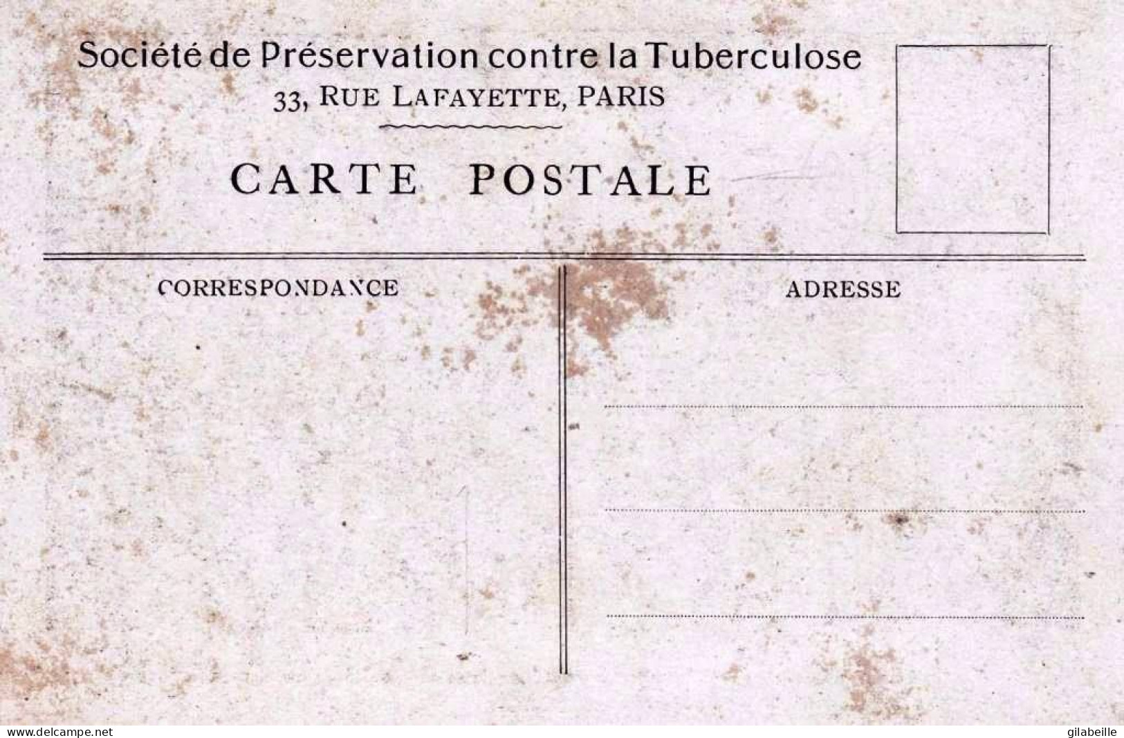 SANTE - TUBERCULOSE - A La Sortie De L' Ecole - La Leçon Du Maître - La Tuberculose Se Communique Par Les Crachats - Santé