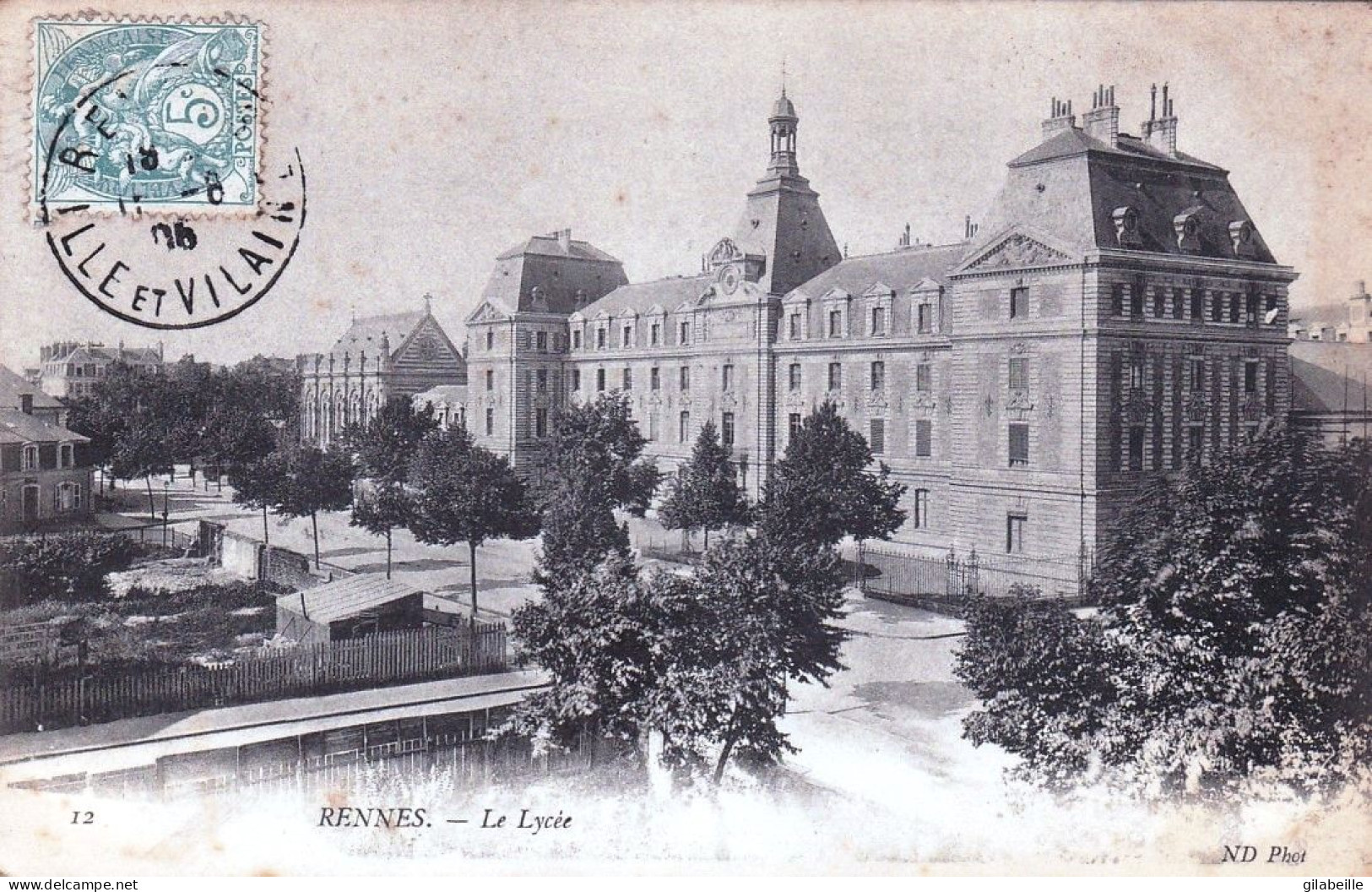 35 - Ille Et Vilaine -  RENNES - Le Lycée - Rennes