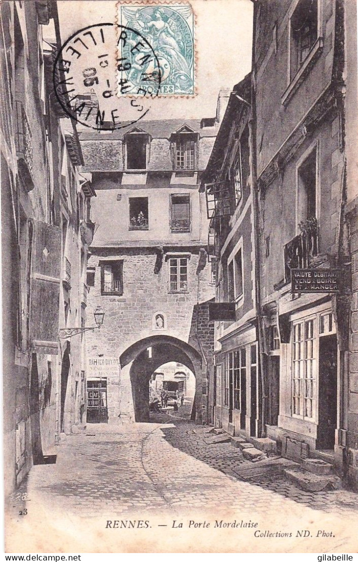 35 - Ille Et Vilaine -  RENNES -  La Porte Mordelaise - Rennes