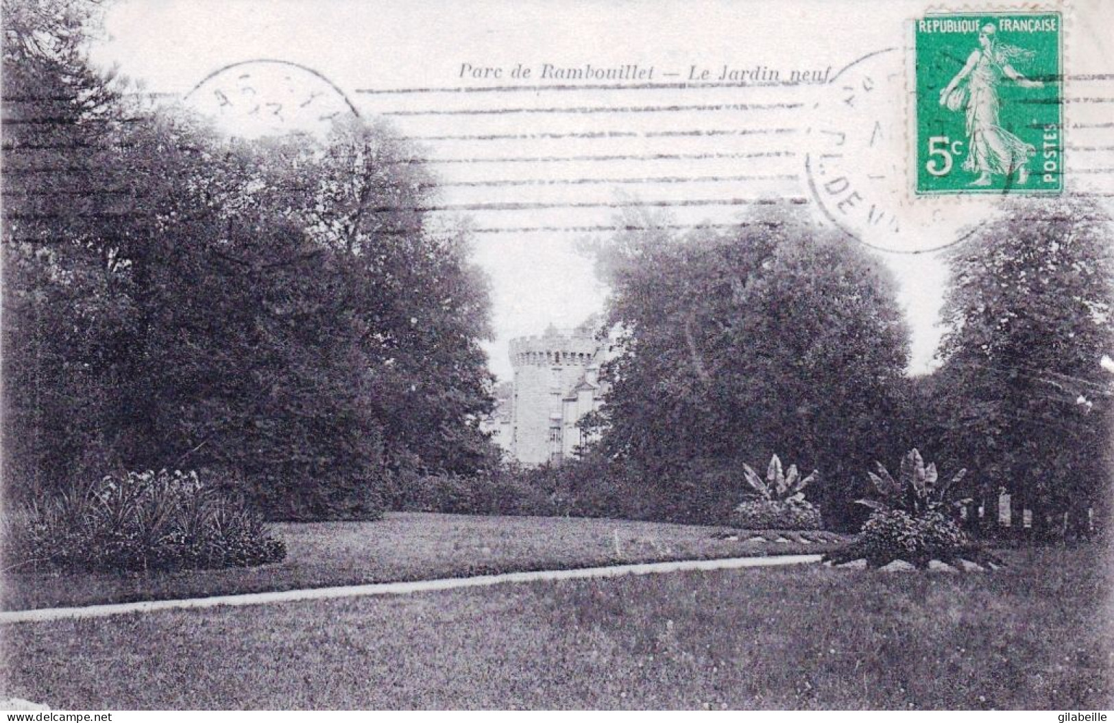 78 - Yvelines -  RAMBOUILLET - Le Parc - Le Jardin Neuf - Rambouillet