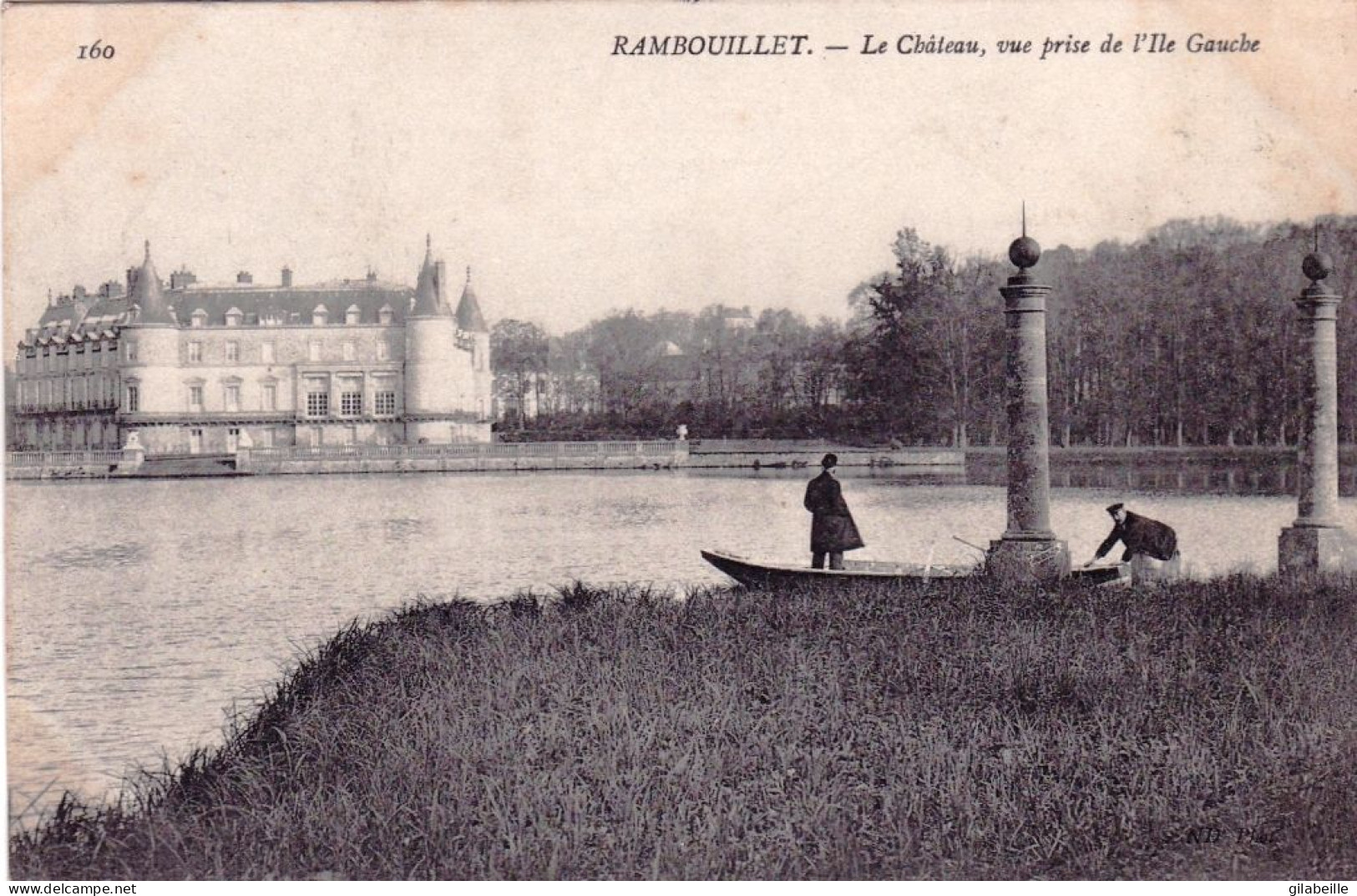 78 - Yvelines -  RAMBOUILLET - Le Chateau , Vue Prise De L Ile Gauche - Rambouillet