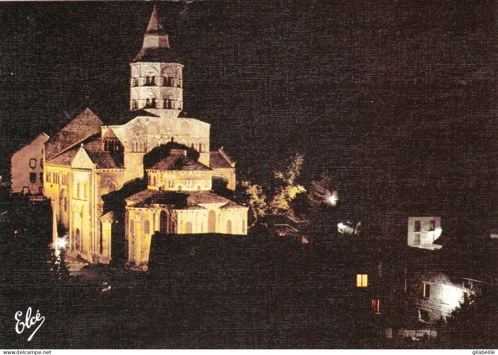 63 - Puy De Dome -  ORCIVAL ( Vallée Du Siolet )  -  Eglise Romane - Vue De Nuit - Other & Unclassified