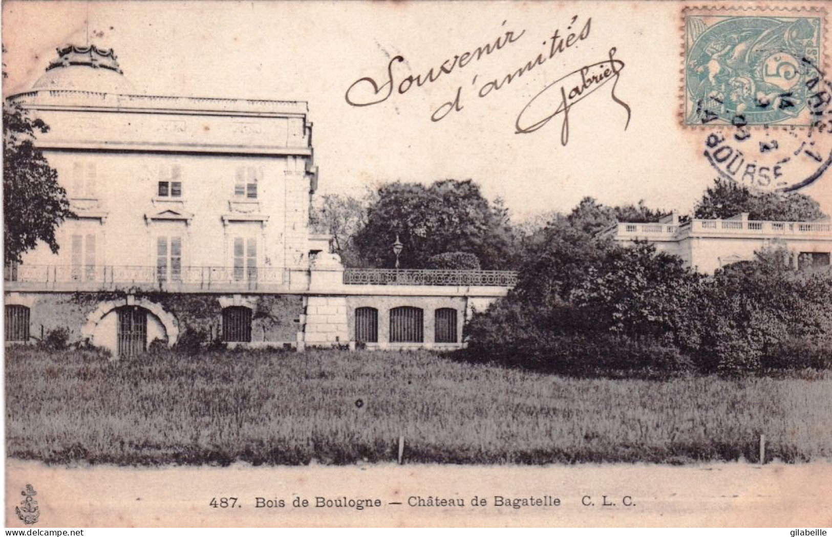 75 - PARIS 16 - Le Bois De Boulogne -  Chateau De Bagatelle - District 16