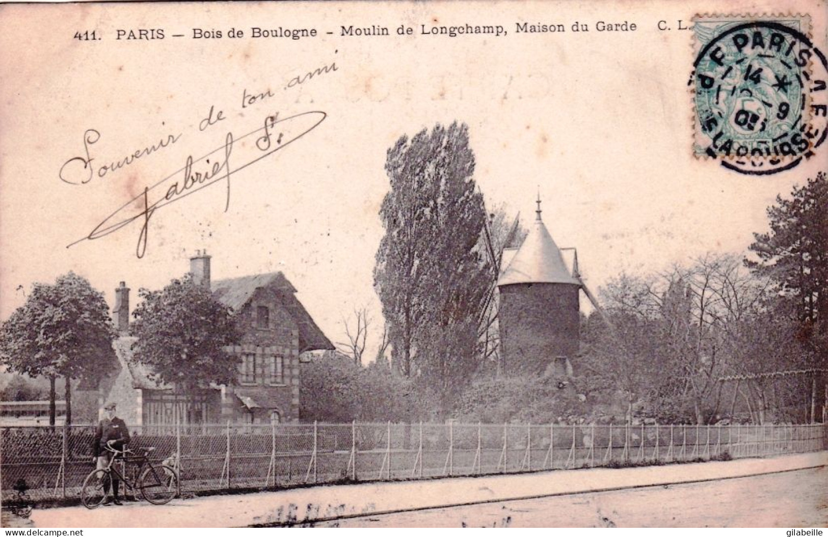 75 - PARIS 16 - Le Bois De Boulogne -  Moulin De Longchamp - Maison Du Garde - Paris (16)