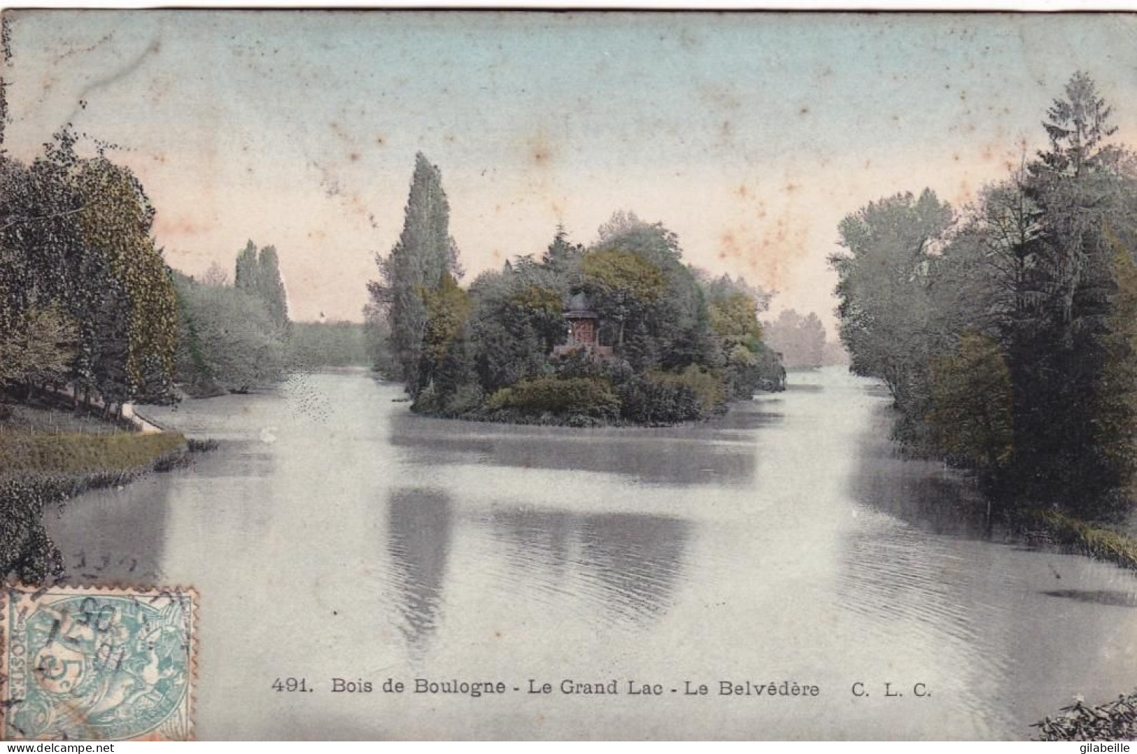 75 - PARIS 16 - Le Bois De Boulogne - Le Grand Lac - Le Belvedere - District 16