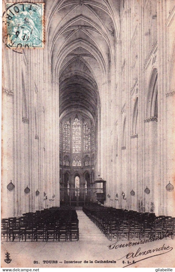 37 - Indre Et Loire -  TOURS -  Interieur De La Cathedrale - Tours