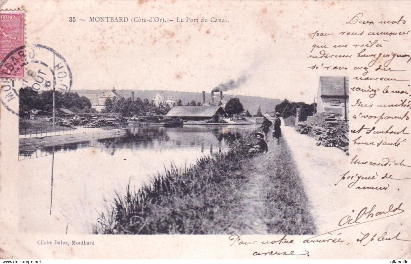 21 - Cote D Or -   MONTBARD -   Le Port Du Canal - Montbard