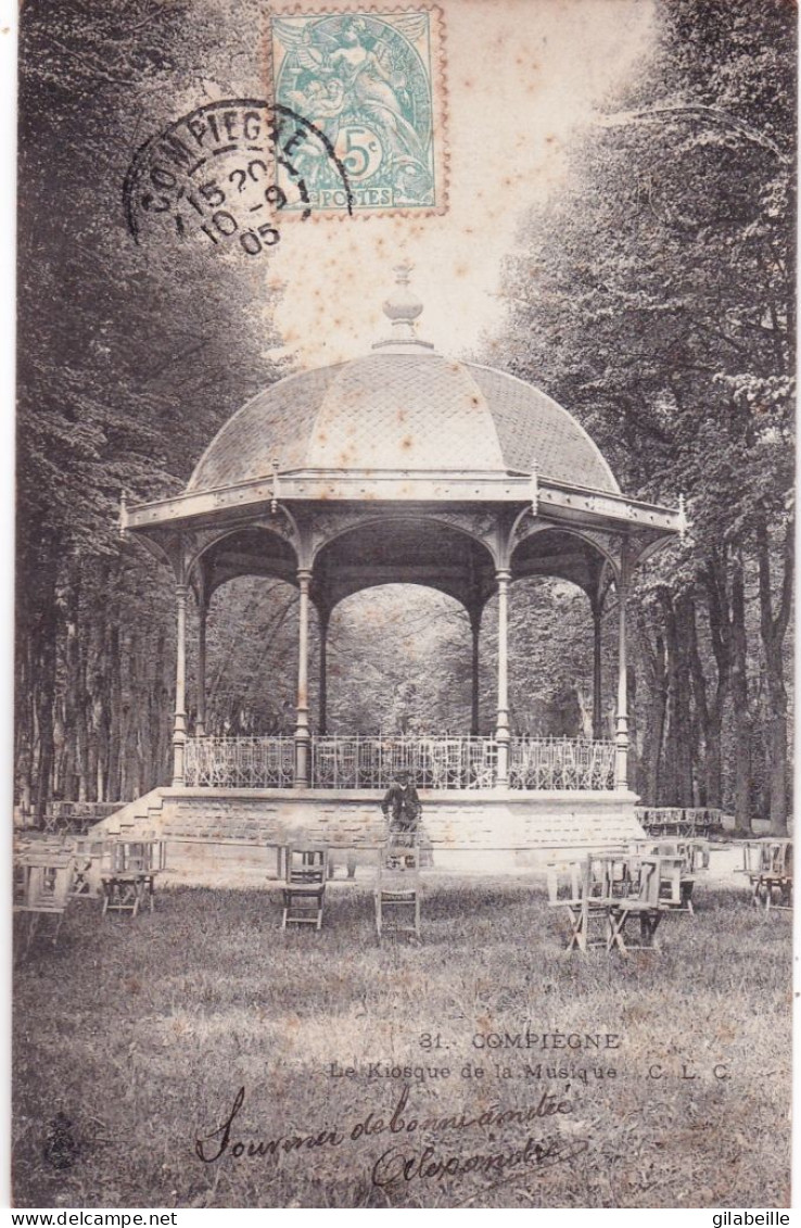 60 - Oise -   COMPIEGNE  -  Le Kiosque De La Musique - Compiegne