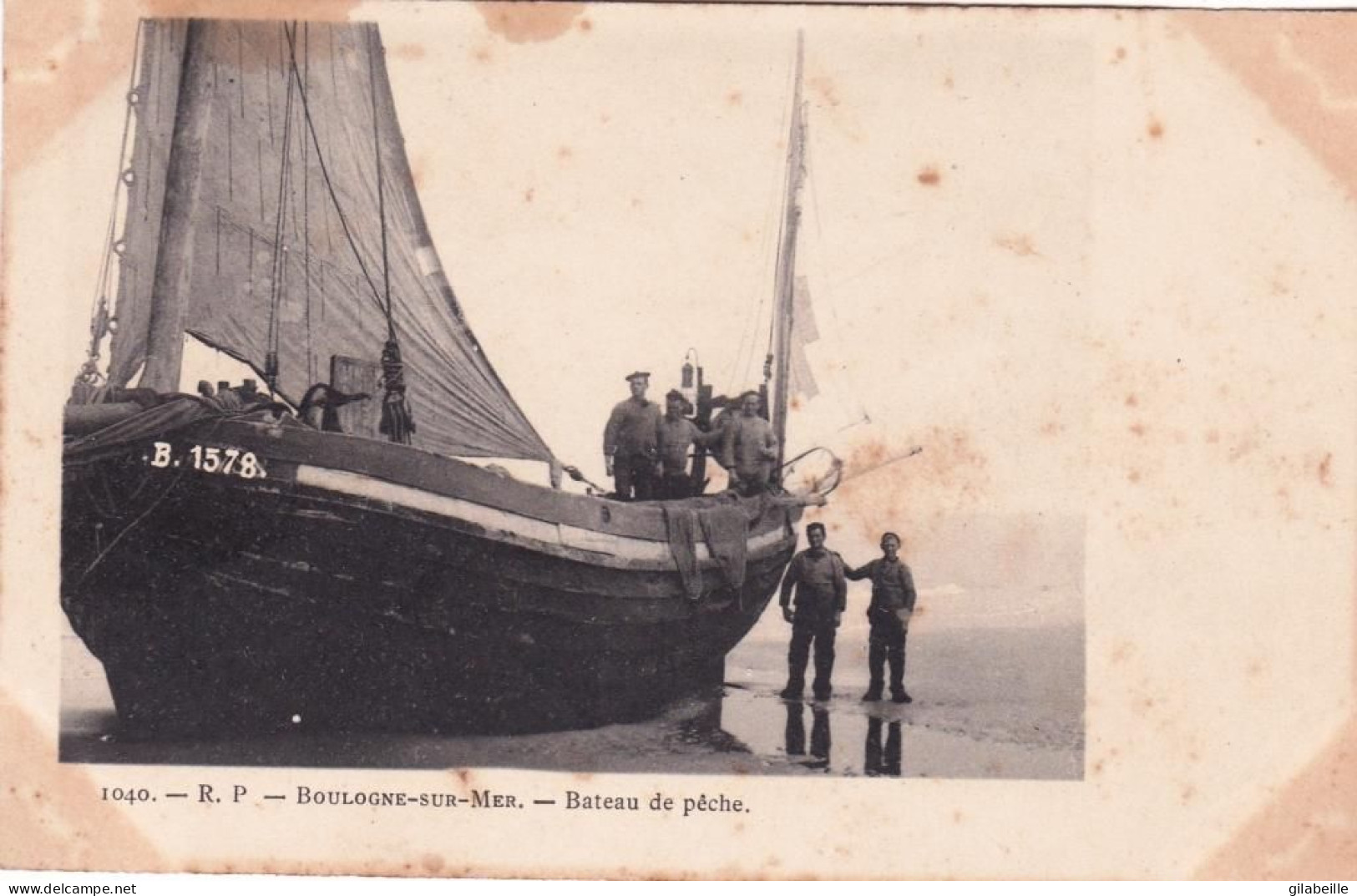 62 - Pas De Calais -  BOULOGNE  Sur  MER  - Bateau De Peche - Boulogne Sur Mer