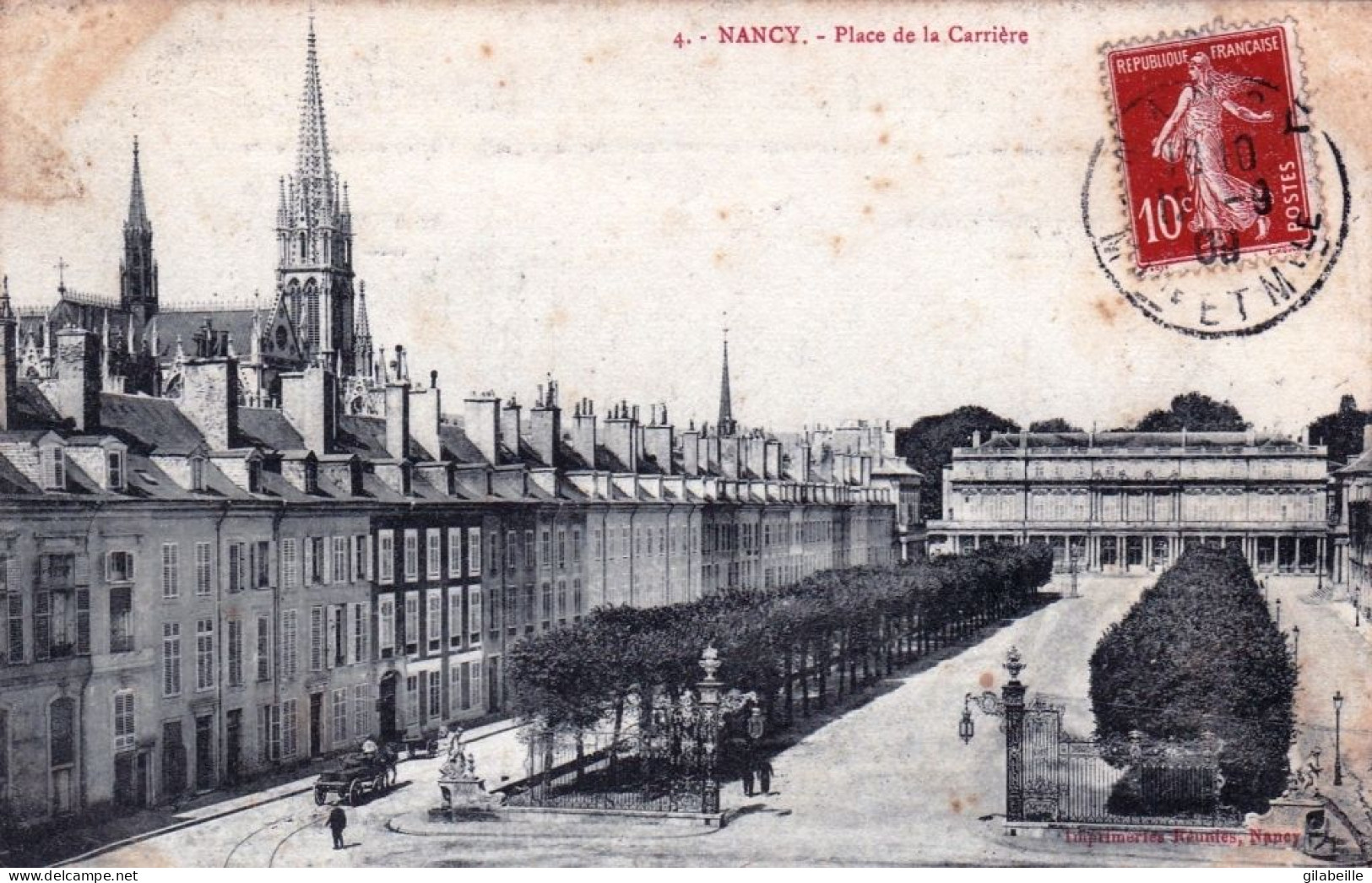 54 - Meurthe Et Moselle -  NANCY - Place De La Carriere - Nancy