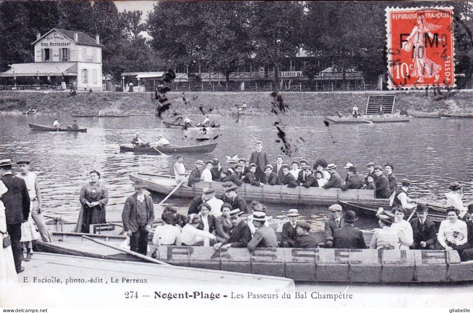 94 - Val De Marne -  NOGENT Sur MARNE - Les Passeurs Du Bal Champetre - Nogent Sur Marne