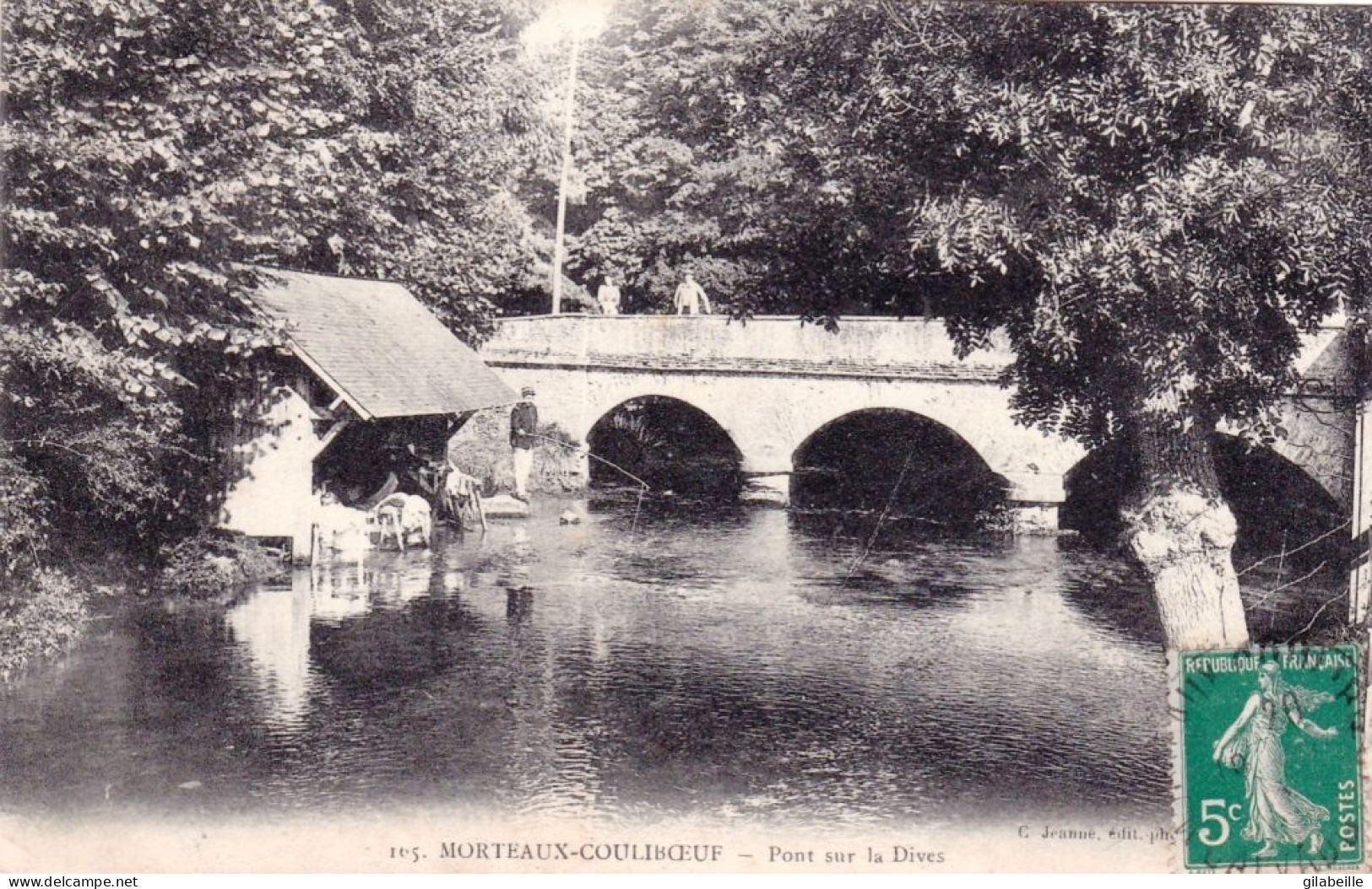 14 - Calvados -  MORTEAUX COULIBOEUF -  Pont Sur La Dives - Lavoir  - Sonstige & Ohne Zuordnung