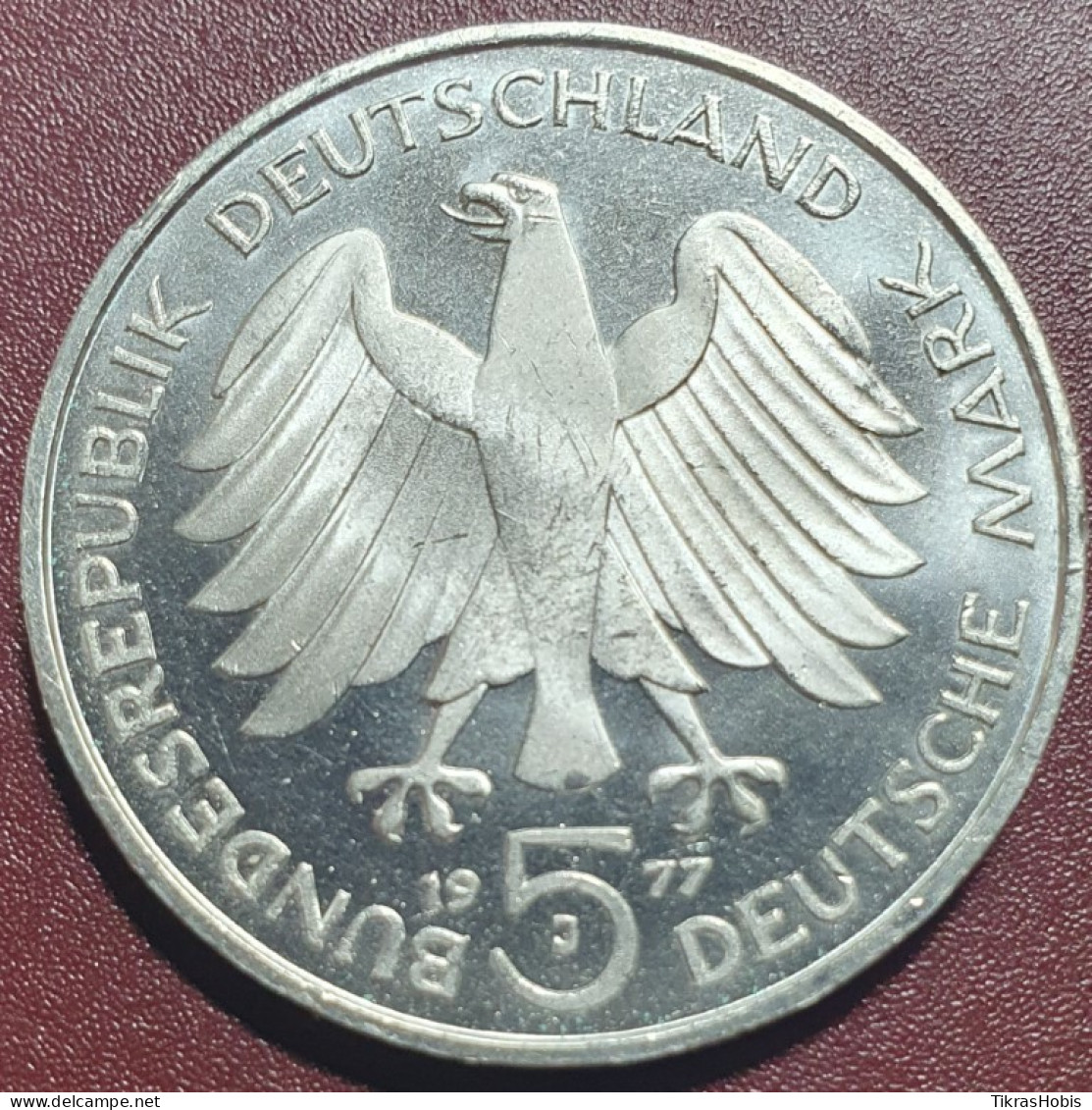 Germany 5 Brands, 1977 K. Friedrich Gauss 200 Km145 - Commemorative