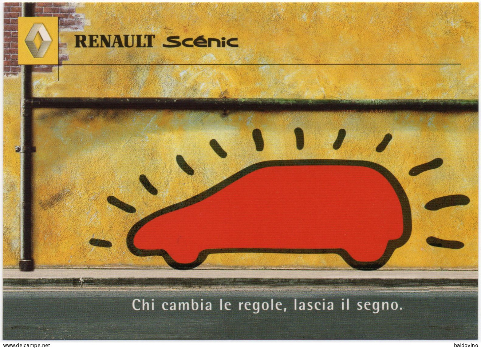 5 Cartoline Pubblicitarie Renault - Publicité