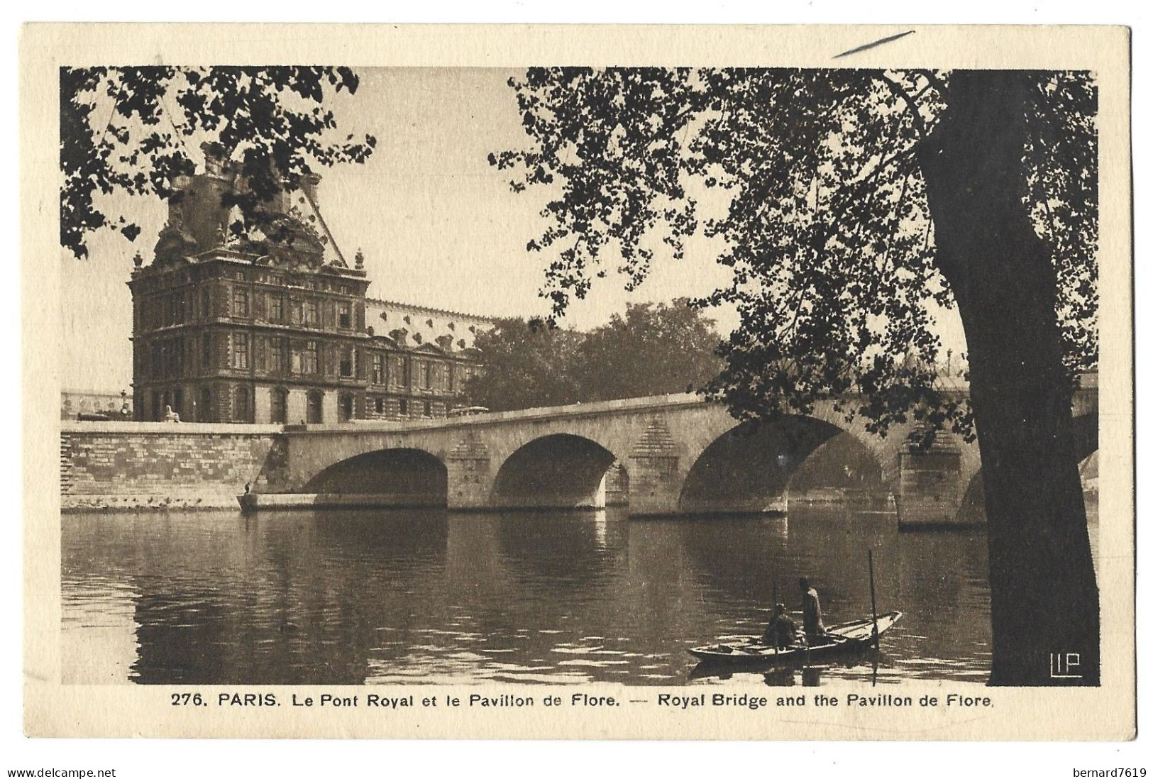 75 Paris - 75001  - Le Pont Royal Et Le Pavillon De Flore - Distretto: 01
