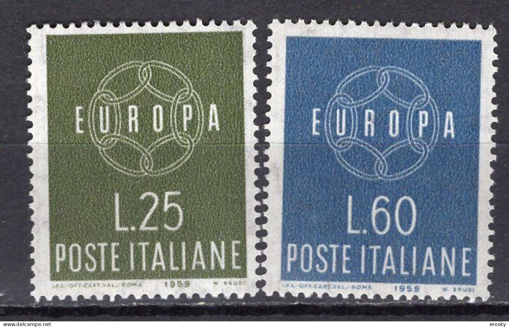 Y0361 - ITALIA Ss N°877/78 - ITALIE Yv N°804/05 **  EUROPA CEPT - 1946-60: Ungebraucht