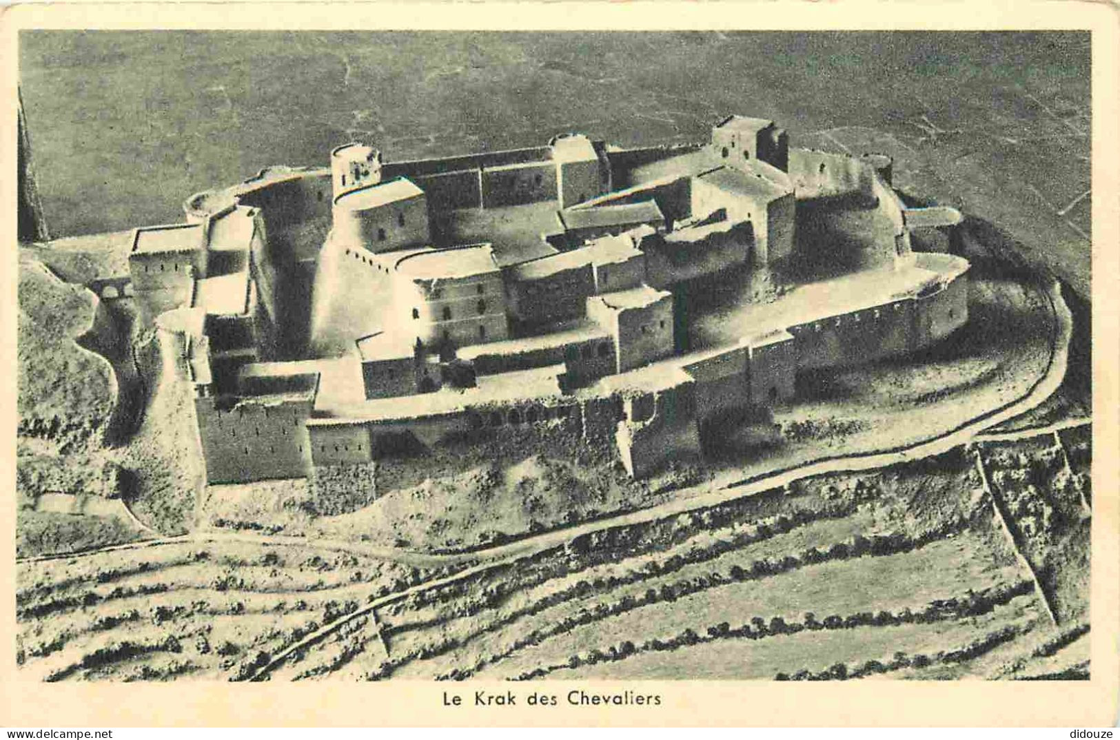 Syrie - Al Husn - Le Krak Des Chevaliers - Vue Aérienne - Château - CPA - Voir Scans Recto-Verso - Syrie