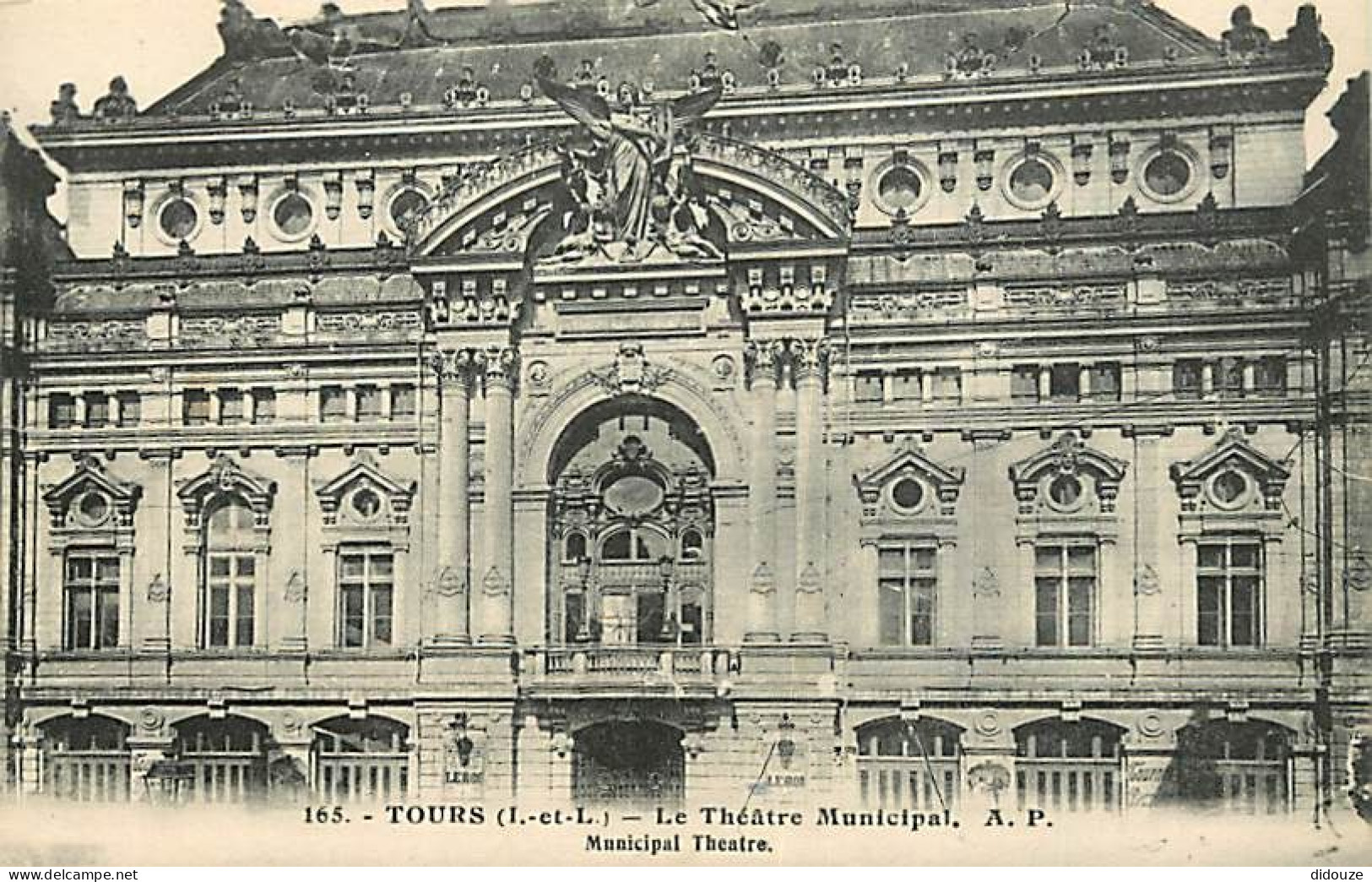 37 - Tours - Le Théâtre Municipal - Carte Neuve - CPA - Voir Scans Recto-Verso - Tours