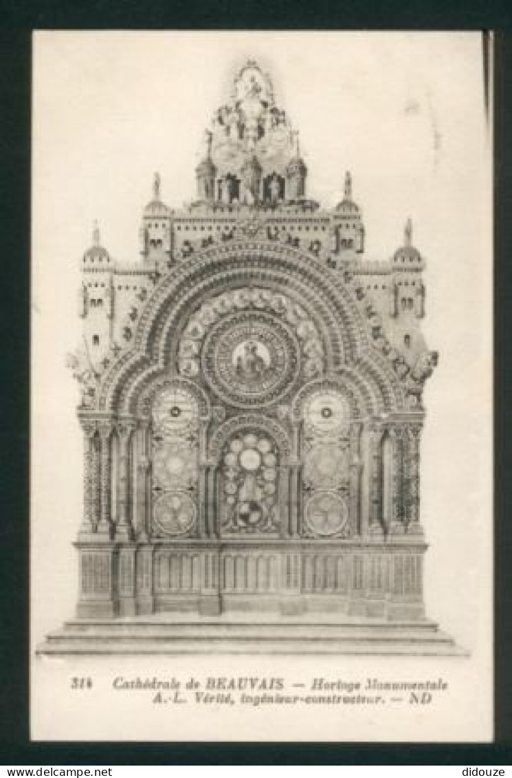 60 - Cathédrale De Beauvais - Horloge Monumentale - Ecrite En 1953 - Beauvais