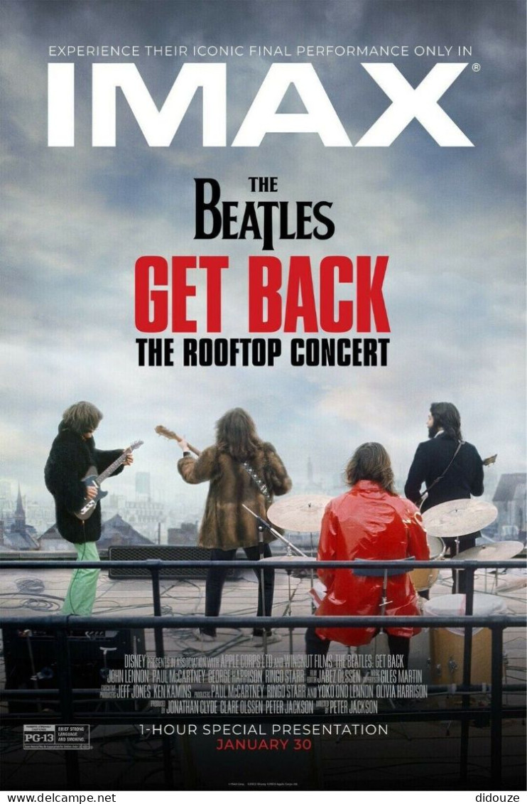 Musique - The Beatles - The Rooftop Concert - Reproduction D'Affiche - CPM - Carte Neuve - Voir Scans Recto-Verso - Musique Et Musiciens