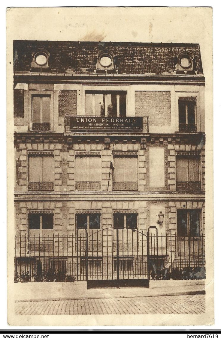 75 Paris - 75004  - Union Federales Des Associations Francaises  1 Rue De Brissac - Paris (04)