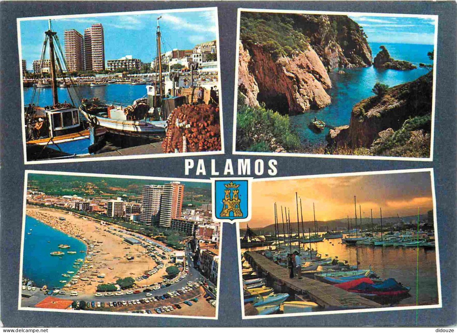 Espagne - Espana - Cataluna - Costa Brava - Palamos - Multivues - Blasons - CPM - Voir Scans Recto-Verso - Gerona