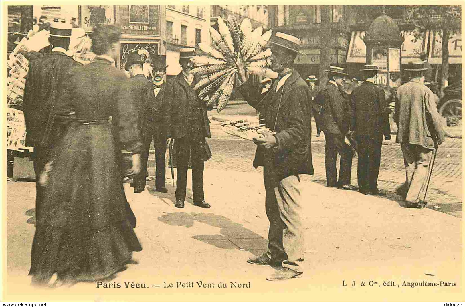 Reproduction CPA - 75 Paris - Paris Vécu - Le Petit Vent Du Nord - C'était La France - No 86 - CPM Format CPA - Carte Ne - Artesanos De Páris