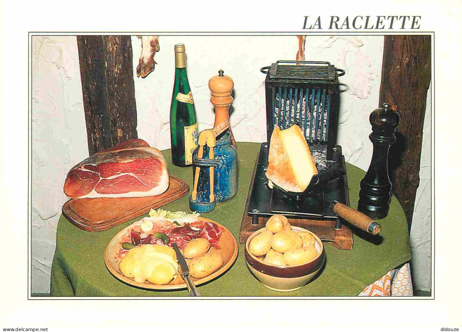 Recettes De Cuisine - Raclette - Gastronomie - CPM - Carte Neuve - Voir Scans Recto-Verso - Recettes (cuisine)