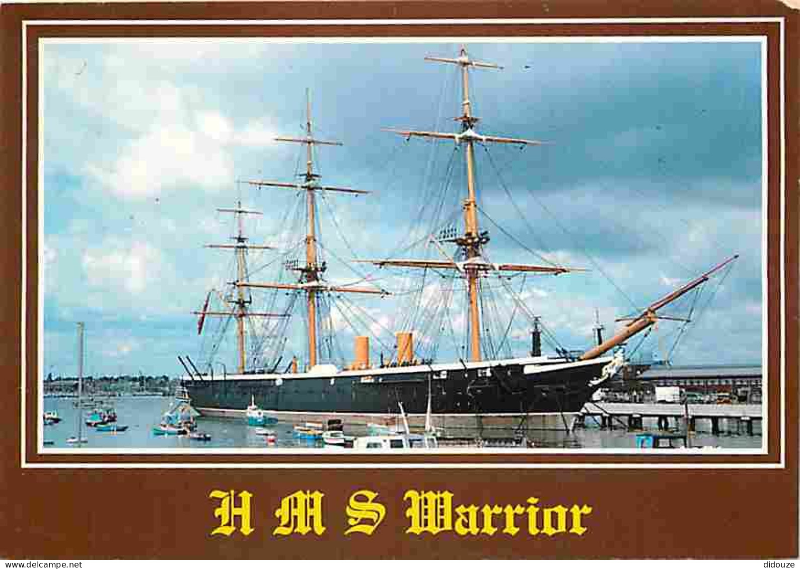 Bateaux - Voiliers - HMS Warrior 1860 - Flagship Of The Royal Navy - Portsmouth - CPM - Voir Scans Recto-Verso - Sailing Vessels
