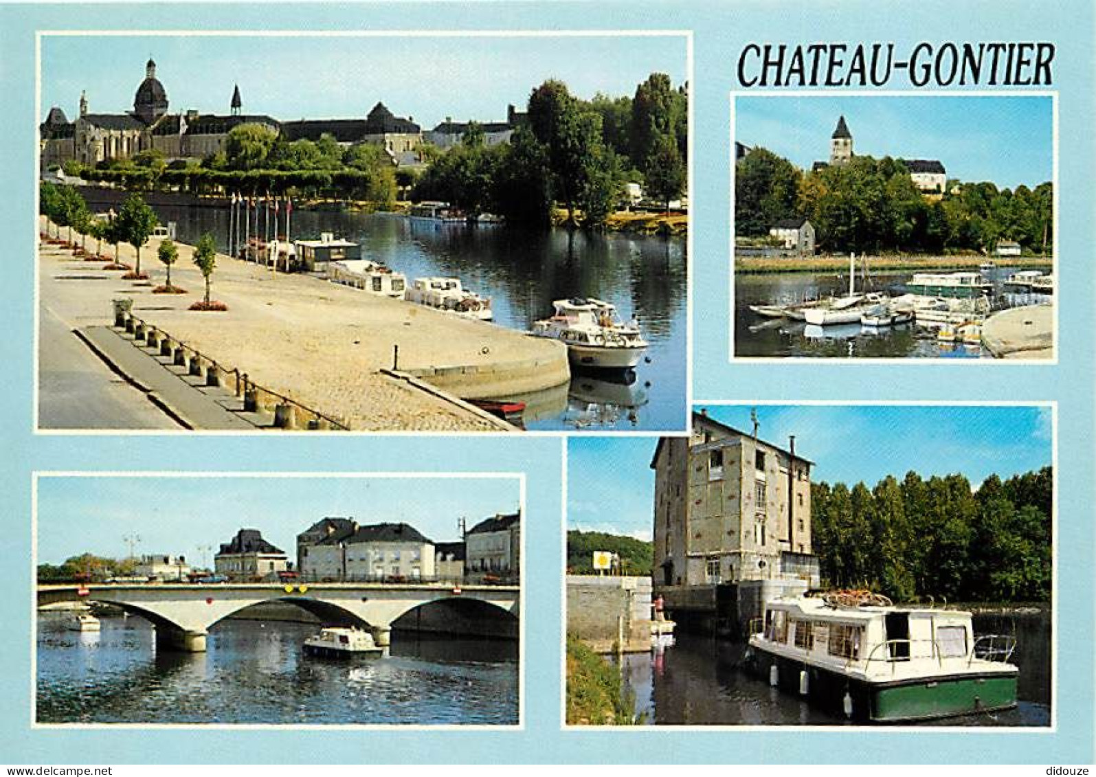 53 - Château-Gontier - Multivues - Bateaux - Carte Neuve - CPM - Voir Scans Recto-Verso - Chateau Gontier