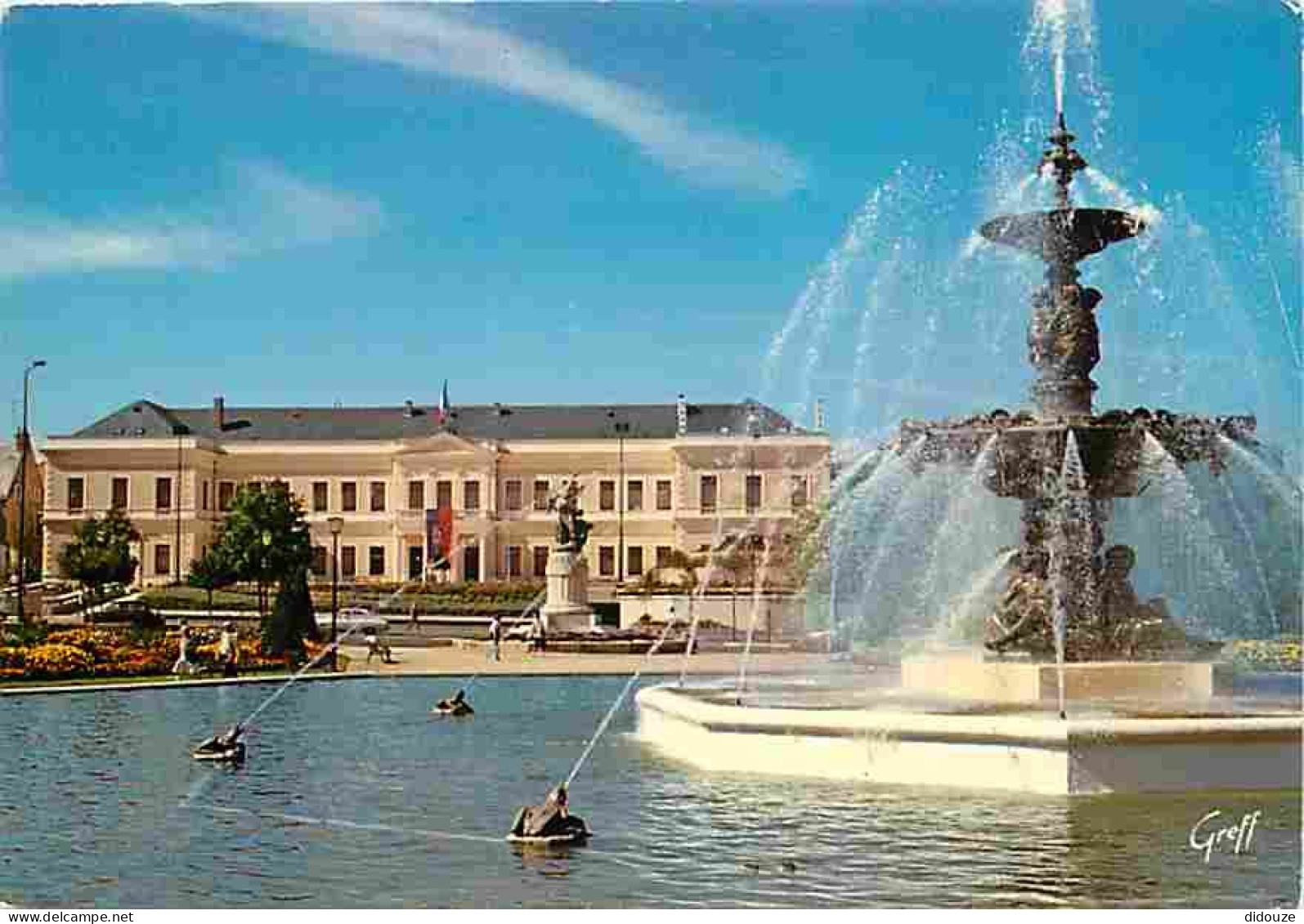 49 - Angers - L'Hôtel De Ville Vu Du Jardin Du Mail - Fontaine - Carte Neuve - CPM - Voir Scans Recto-Verso - Angers