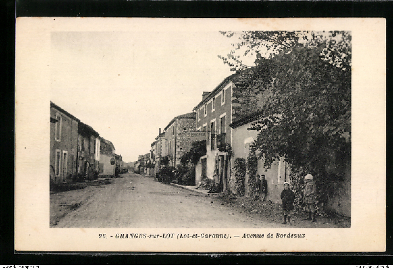 CPA Granges-sur-Lot, Aveneu De Bordeaux  - Sonstige & Ohne Zuordnung