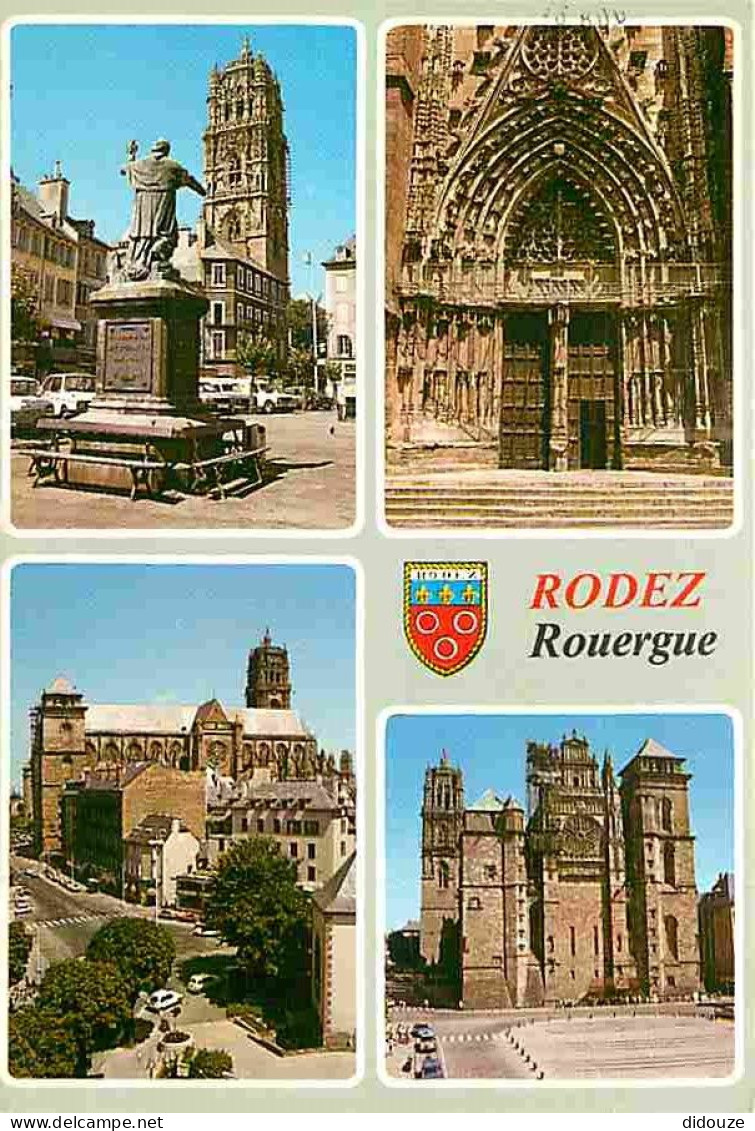 12 - Rodez - Multivues - Automobiles - Blasons - CPM - Voir Scans Recto-Verso - Rodez