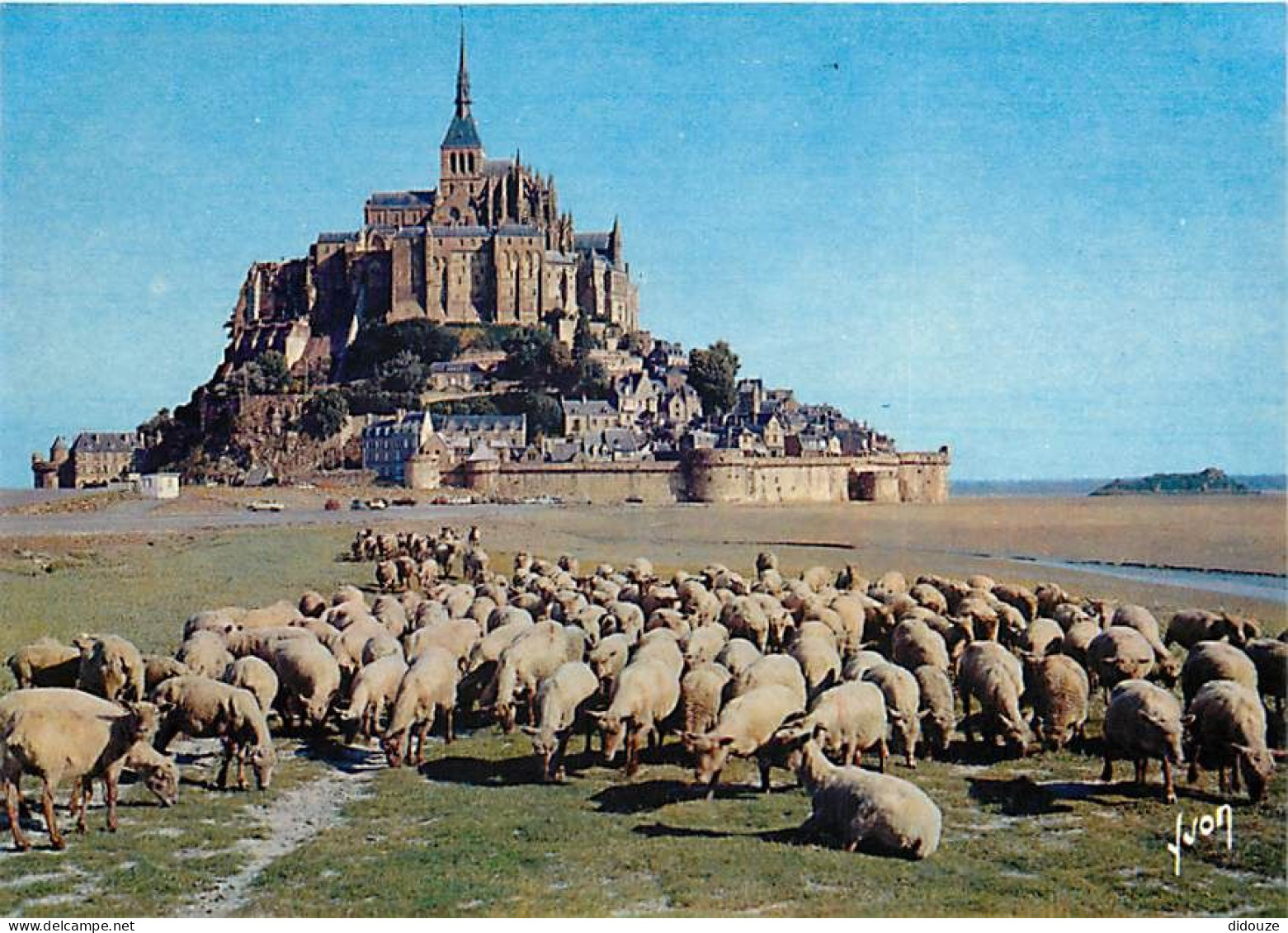 Animaux - Moutons - Le Mont Saint Michel - Les Moutons De Prés-salés - CPM - Carte Neuve - Voir Scans Recto-Verso - Autres & Non Classés