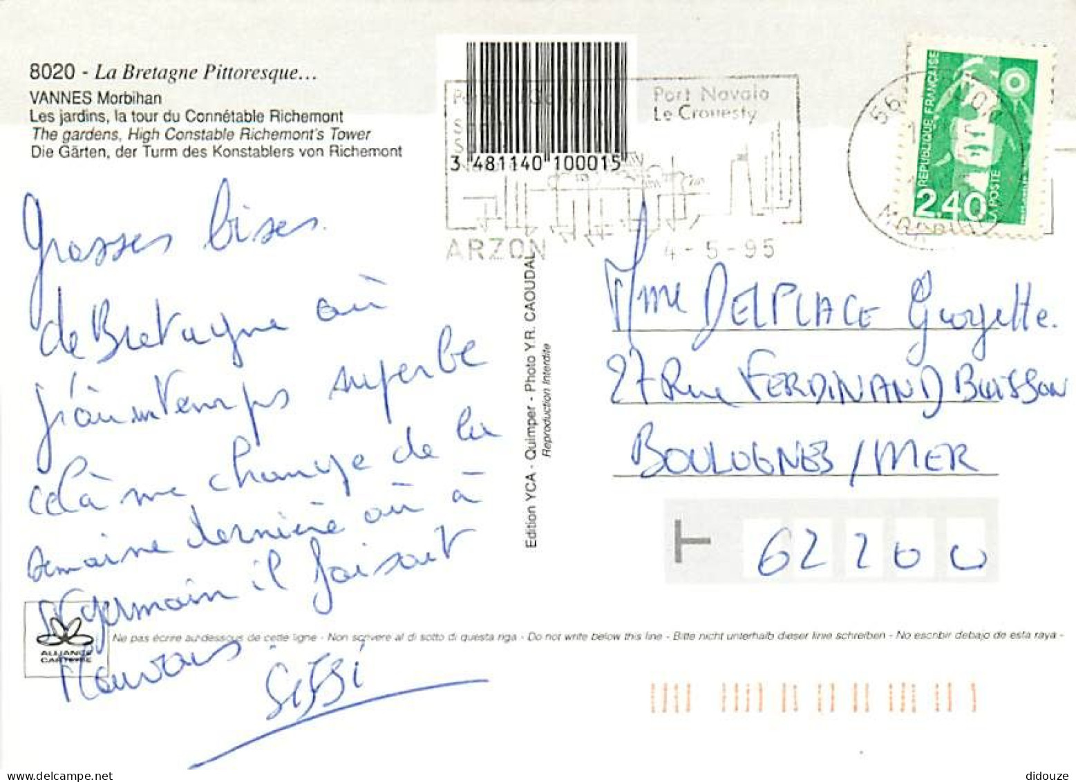 56 - Vannes - CPM - Voir Scans Recto-Verso - Vannes