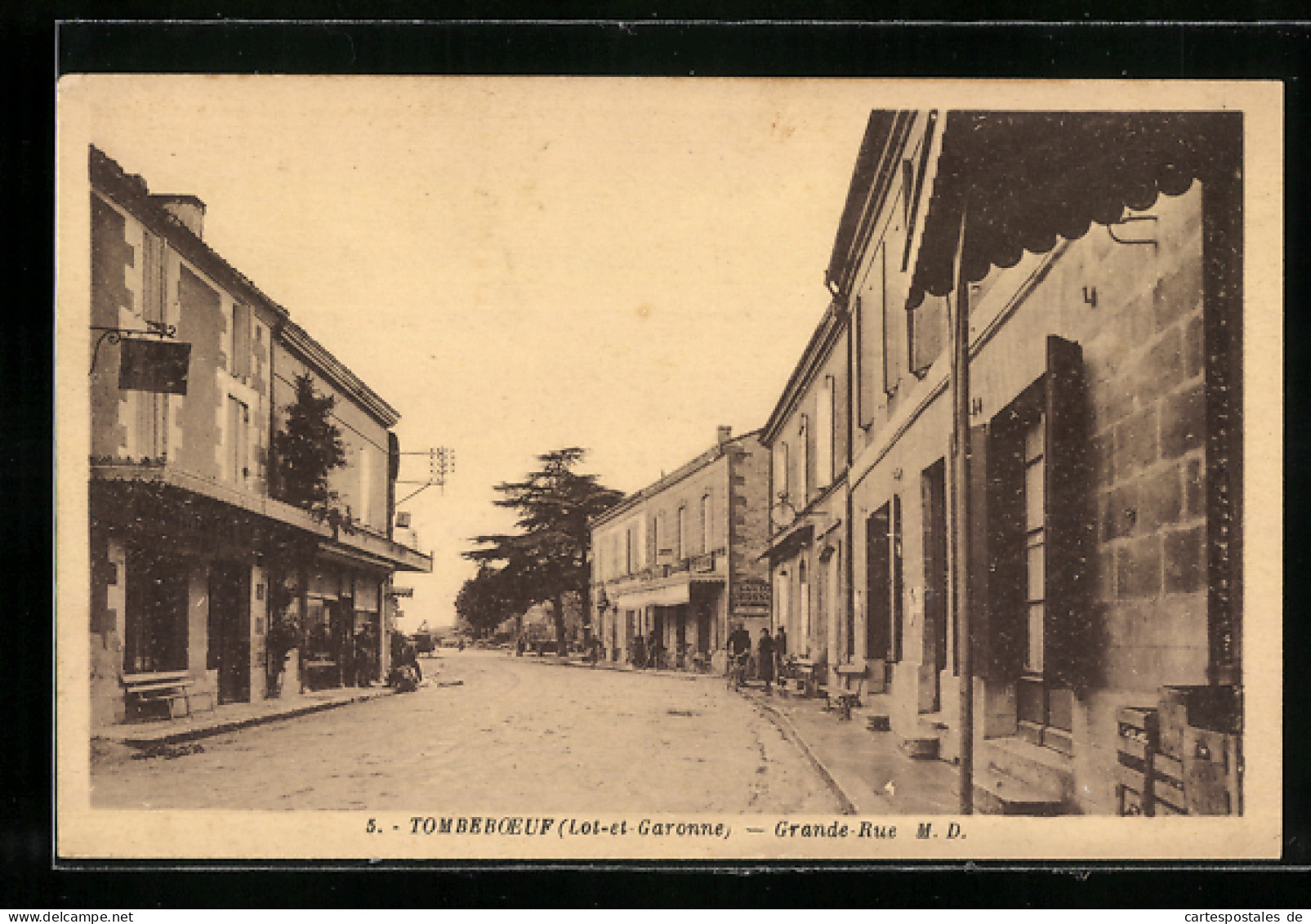 CPA Tombeboeuf, Grande Rue  - Sonstige & Ohne Zuordnung