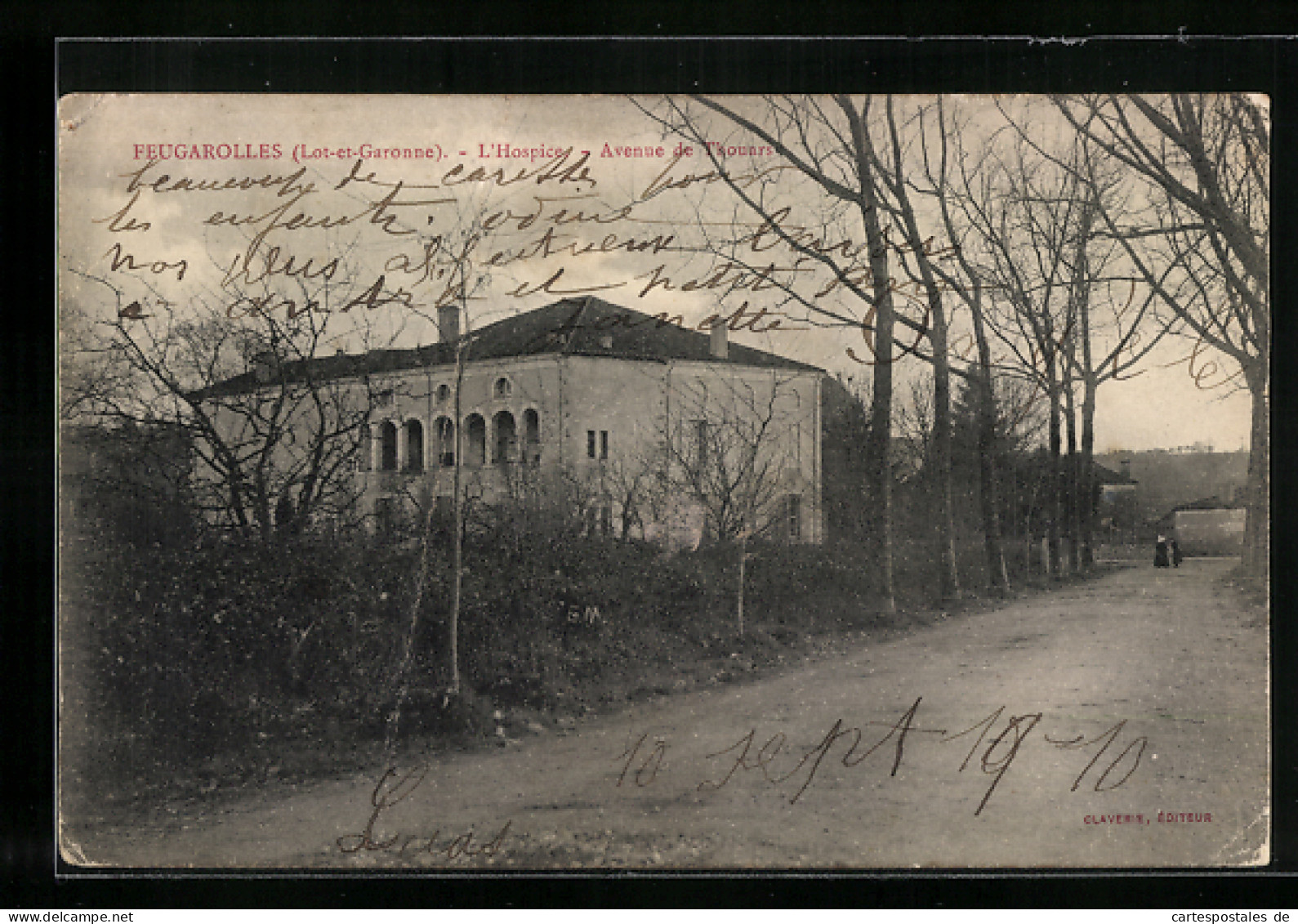 CPA Feugarolles, L`Hospice, Avenue De Thouars  - Autres & Non Classés