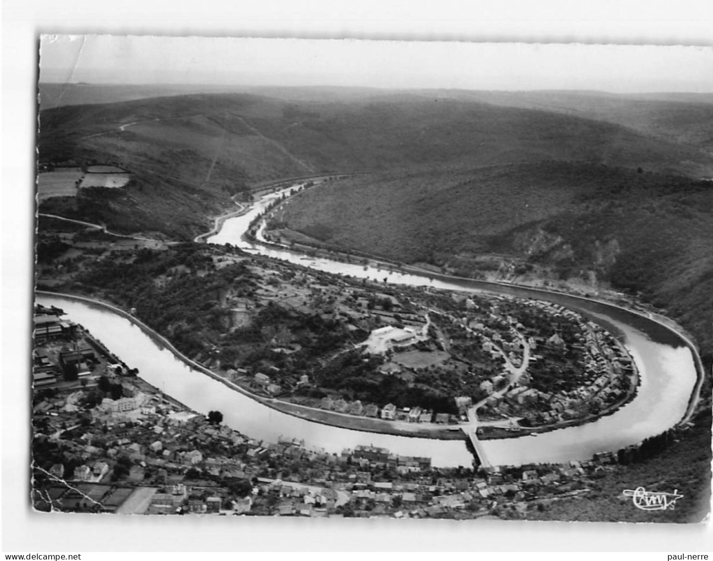 MONTHERME : La Boucle, Vue Aérienne - état - Montherme