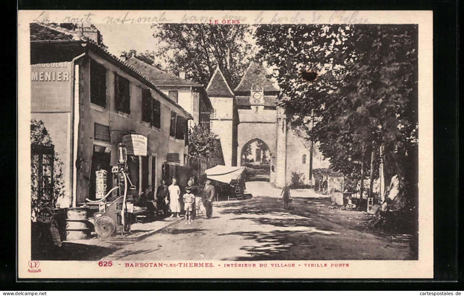 CPA Barbotan-les-Thermes, Interieur Du Village, Vieille Porte  - Barbotan