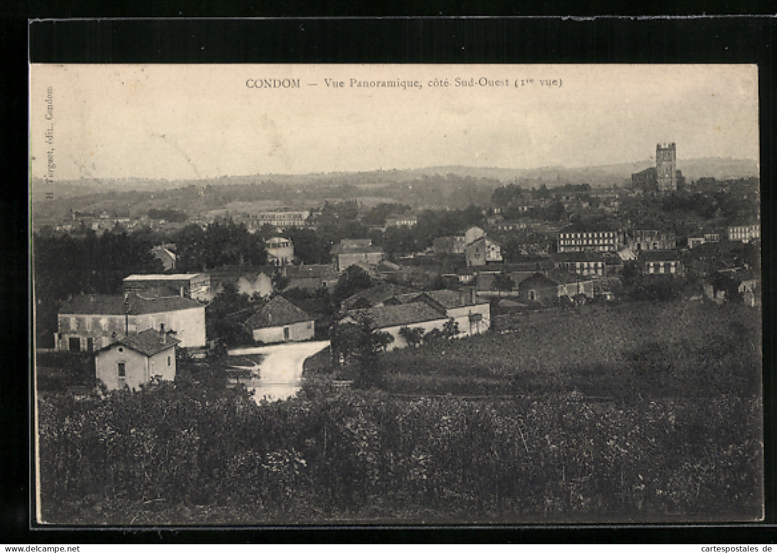 CPA Condom, Vue Panoramique, Cote Sud-Ouest  - Condom