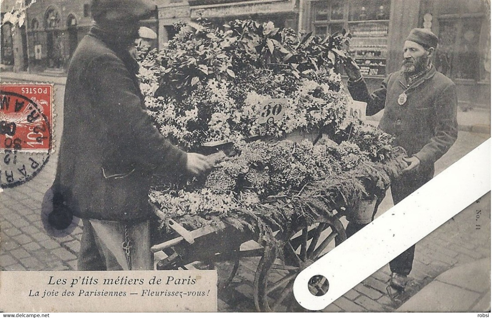 75 Paris, Les P'tits Métiers (Atget), V.P. N°41,la Joie Des Parisiennes, D5249 - Straßenhandel Und Kleingewerbe