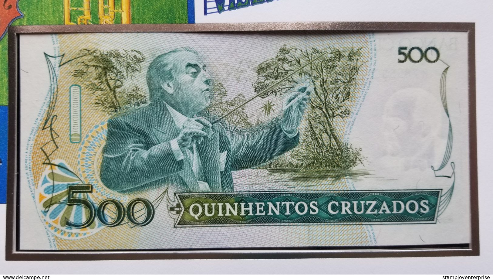Brazil Heitor Villa-Lobos Birth Centenary 1988 Musical Instruments Music FDC (banknote Cover) *rare - Lettres & Documents